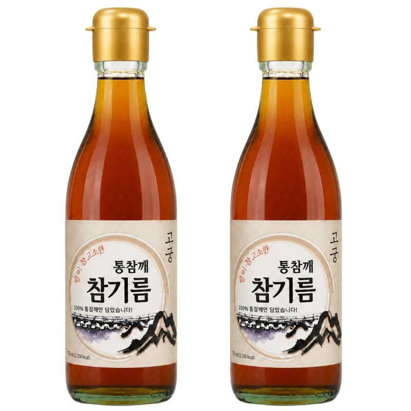 고궁 통참깨 참기름 350ml 2개