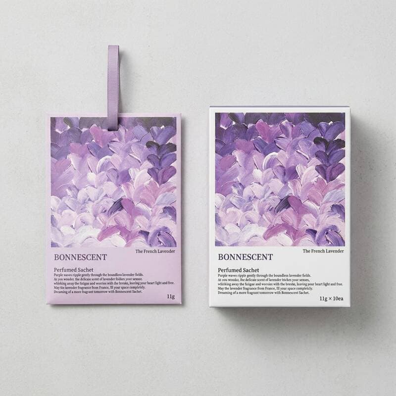 Bonne Scent Perfume Sachet French Lavender 11g x10
