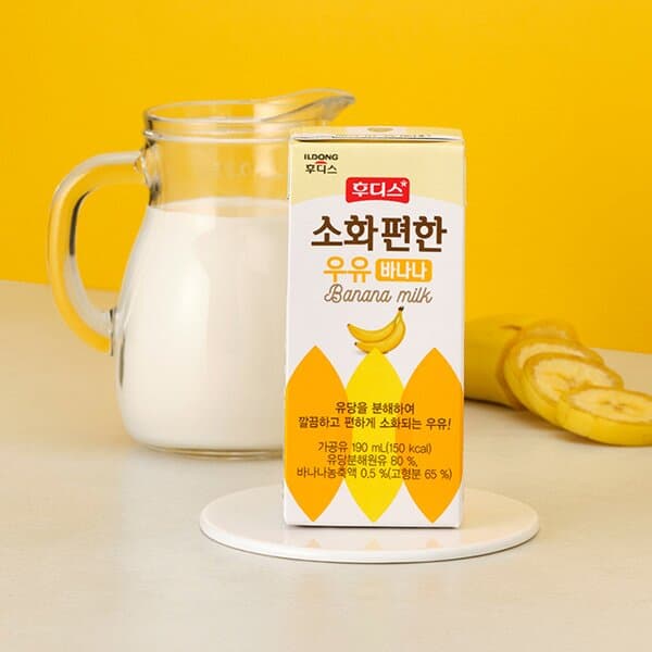 Hoodis Easy-Digest Milk Banana 190ml x 24