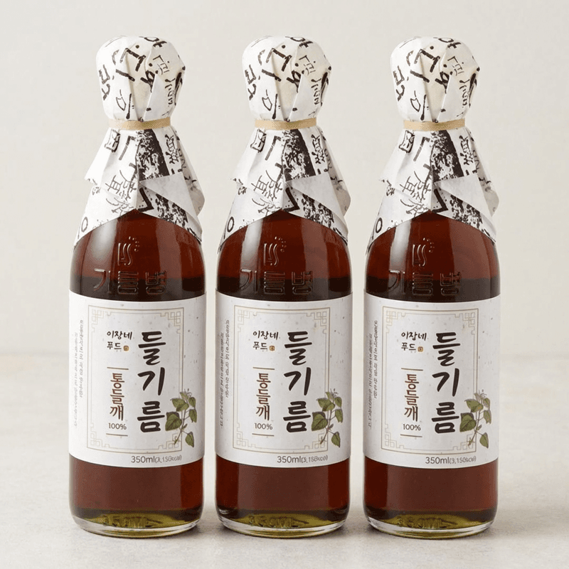 이장네푸드 진한 들기름 350ml 3개