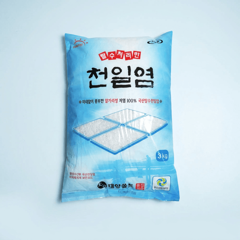 대양 탈수 소금 천일염 3kg
