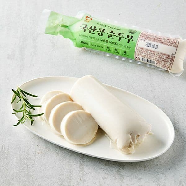 국산콩 순두부 튜브형 400g