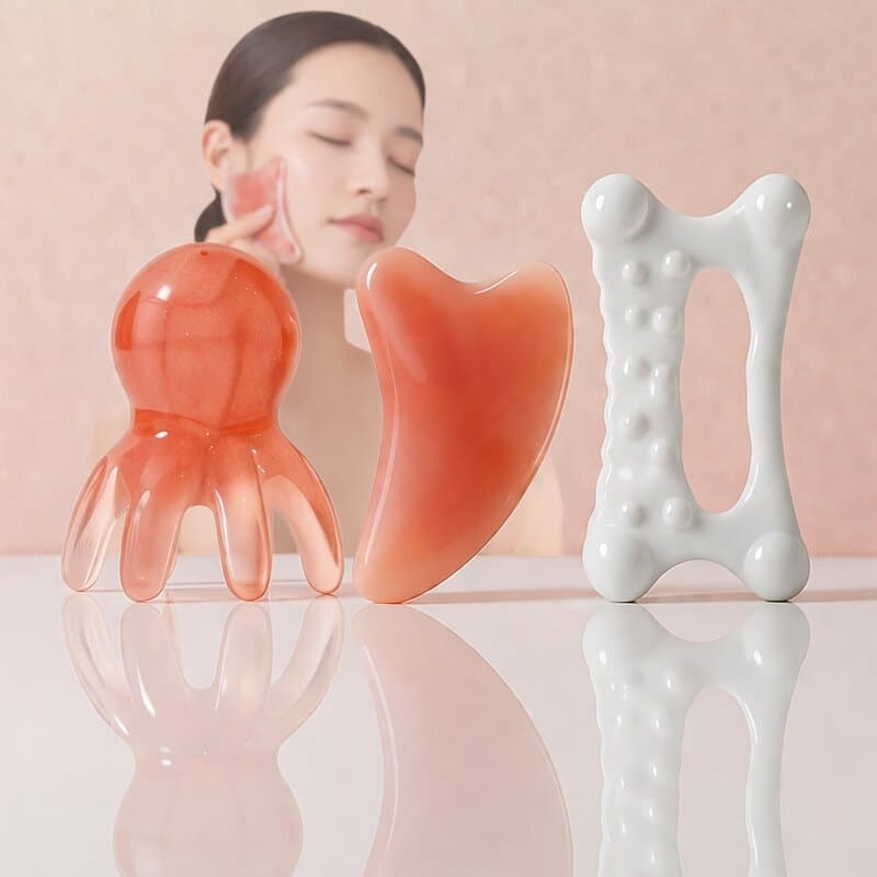 괄사 마사지 3종 파우치 포함