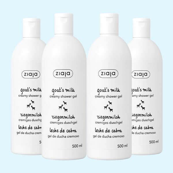 지아자 산양유 바디워시 500ml 4개