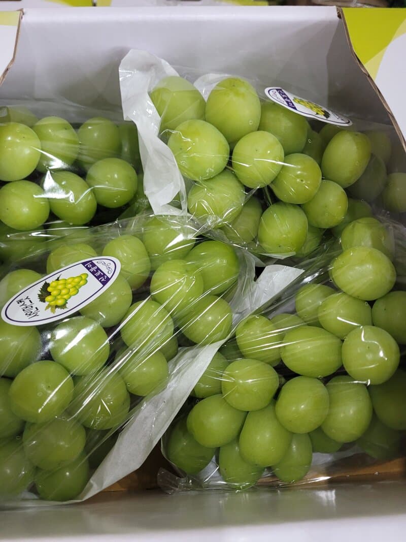 산들청과 샤인머스켓 4kg 1박스