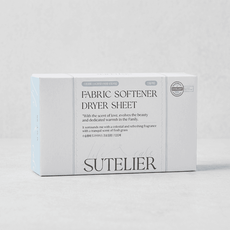 Sootlier Dryer Sheets Cotton Blanc 120 Sheets