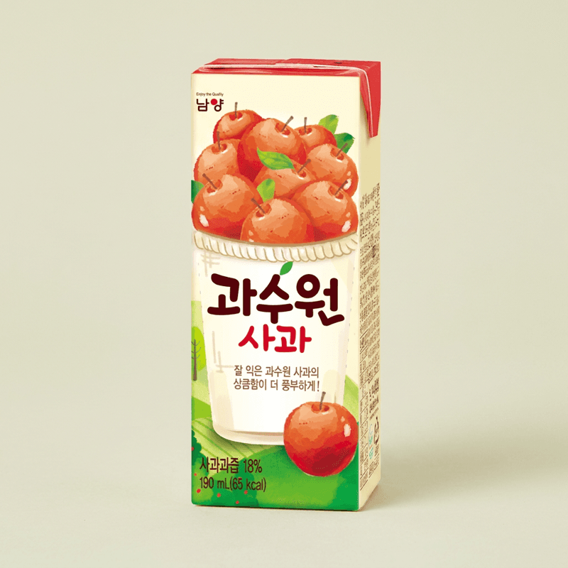 과수원 사과 190ml 24개