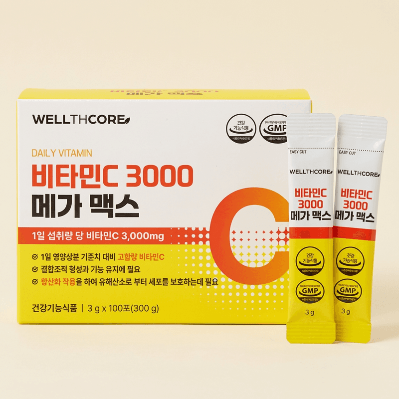 웰스코어 메가도스 비타민C 3000 메가 맥스