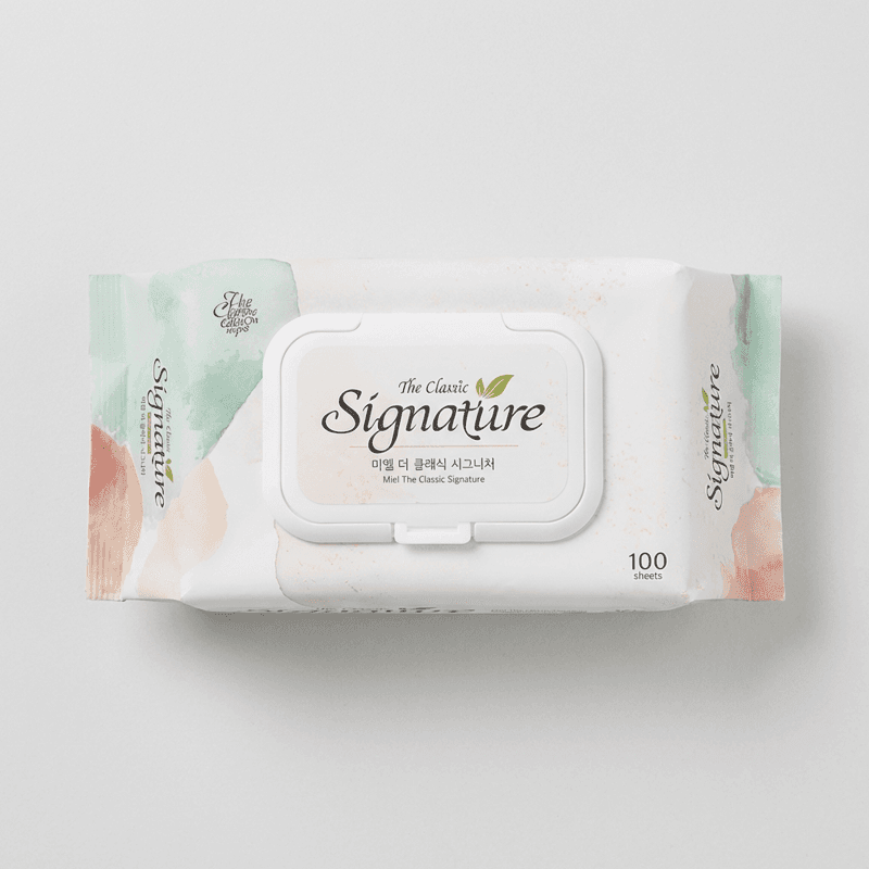 Miel Signature Wet Wipes 100 Sheets x 10 Packs
