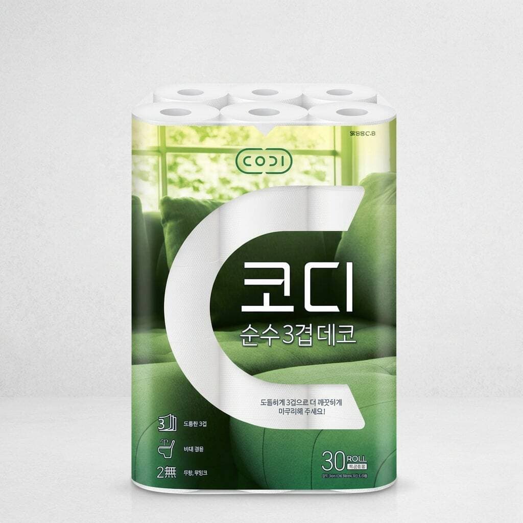 코디 순수 3겹 데코 30롤 x 3개