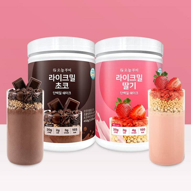 라이크밀 단백질 쉐이크 450g 2개