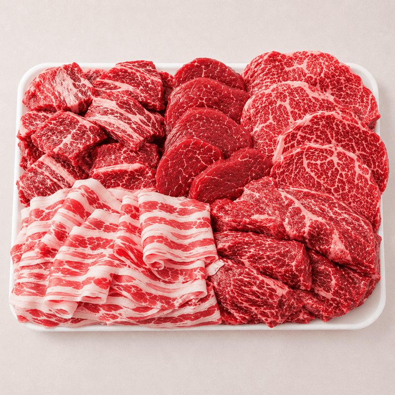 소고기 구이모듬 800g