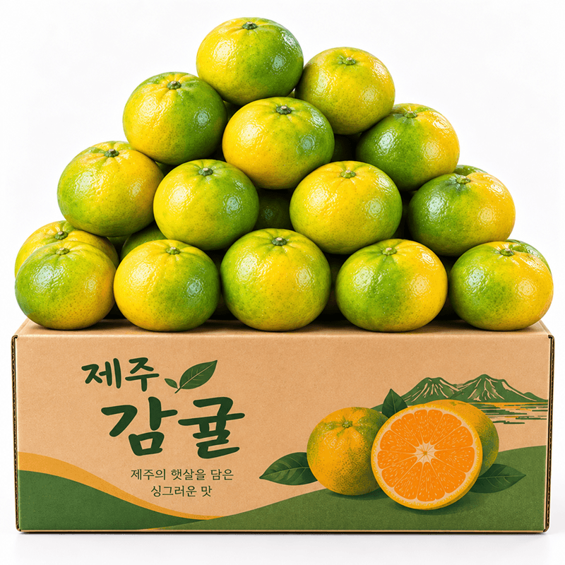 제주 극조생 감귤 5kg 1박스