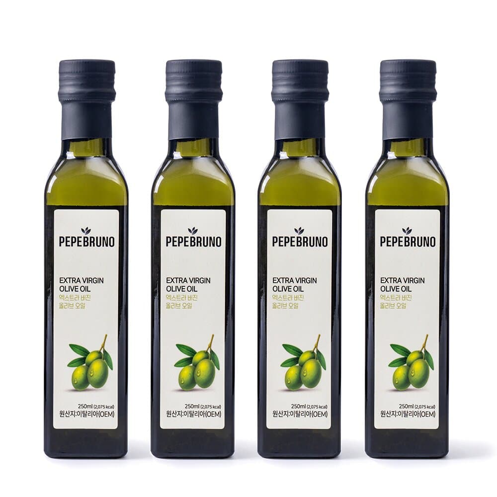 Pepe Bruno Extra Virgin Olive Oil 250ml x 4