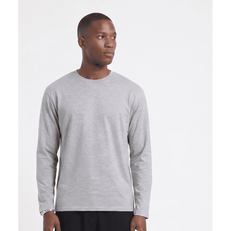 Unisex 30s Long-Sleeve Tee, Black L