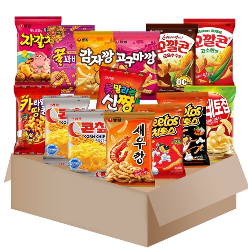 인기 스낵 14종 세트 1박스