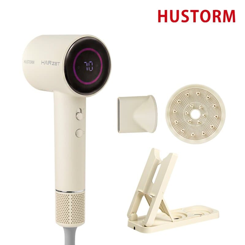 Hustorm Ionic Plasma Hair Dryer BLDC-SB Beige