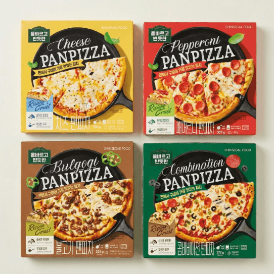 Ollyeoban Pan Pizza 4-Variety Set