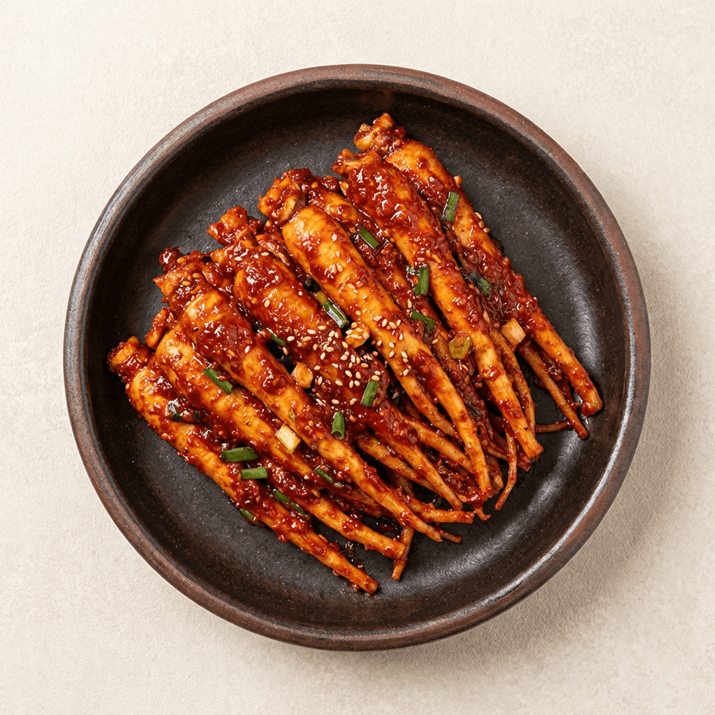 Hanrasan Spicy Seasoned Raw Deodeok Muchim 1kg