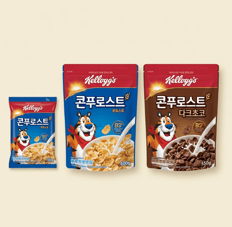 Kellogg Corn Flakes 600g + Dark Chocolate 550g