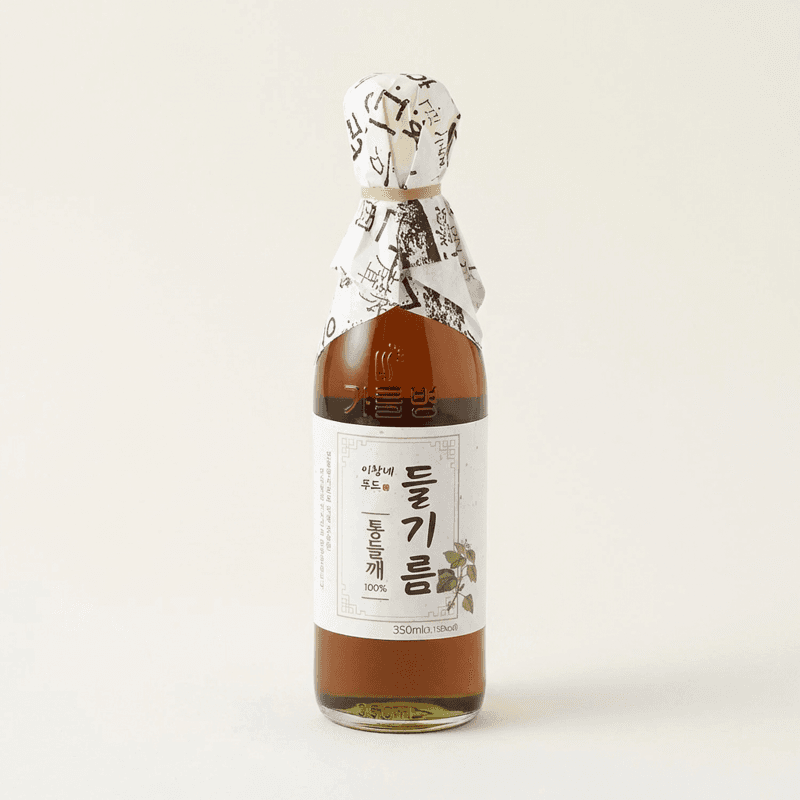 이장네푸드 진한 들기름 350ml 4개