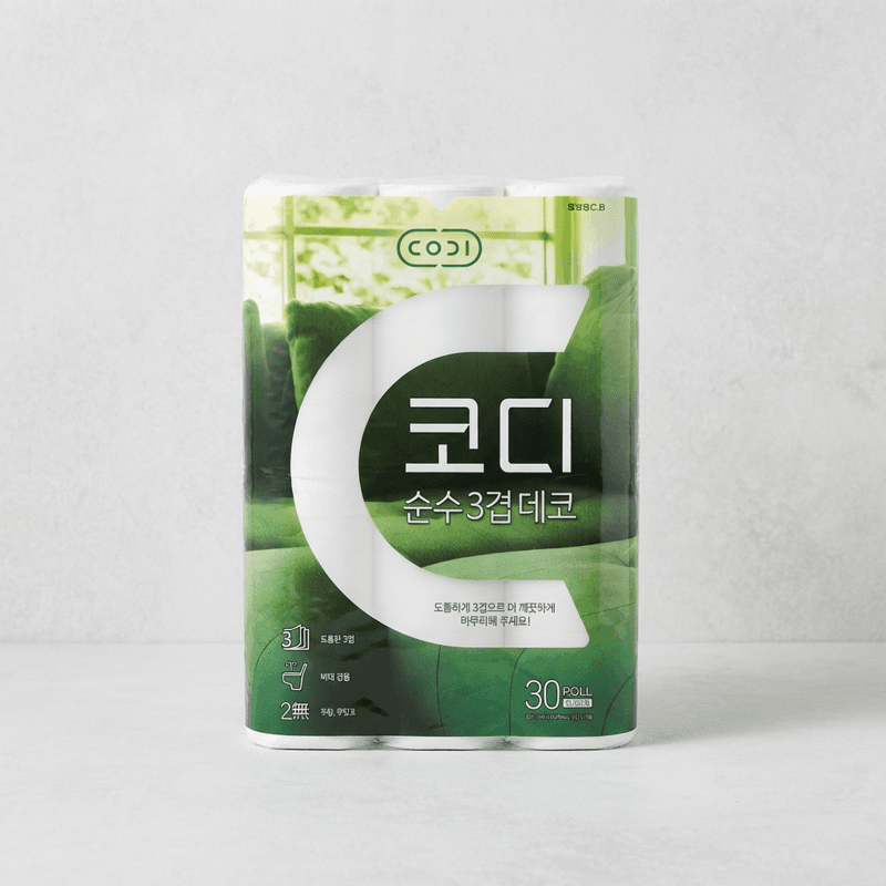 코디 순수 3겹 데코 30롤 2개