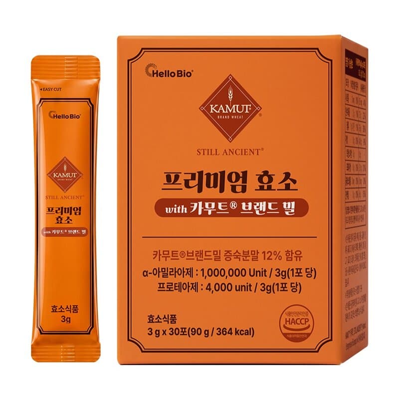헬로바이오 프리미엄 효소 카무트 30포