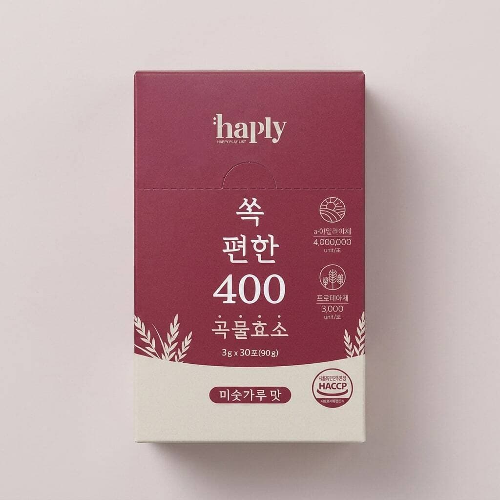 Hapli Ssok Pyeonhan Grain Enzyme 400만 30 Packets