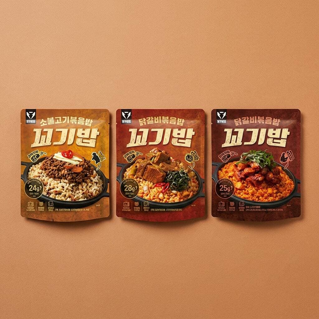 Kkogida Chicken Breast Fried Rice Kkogibap 3 Varieties, 280g x 9