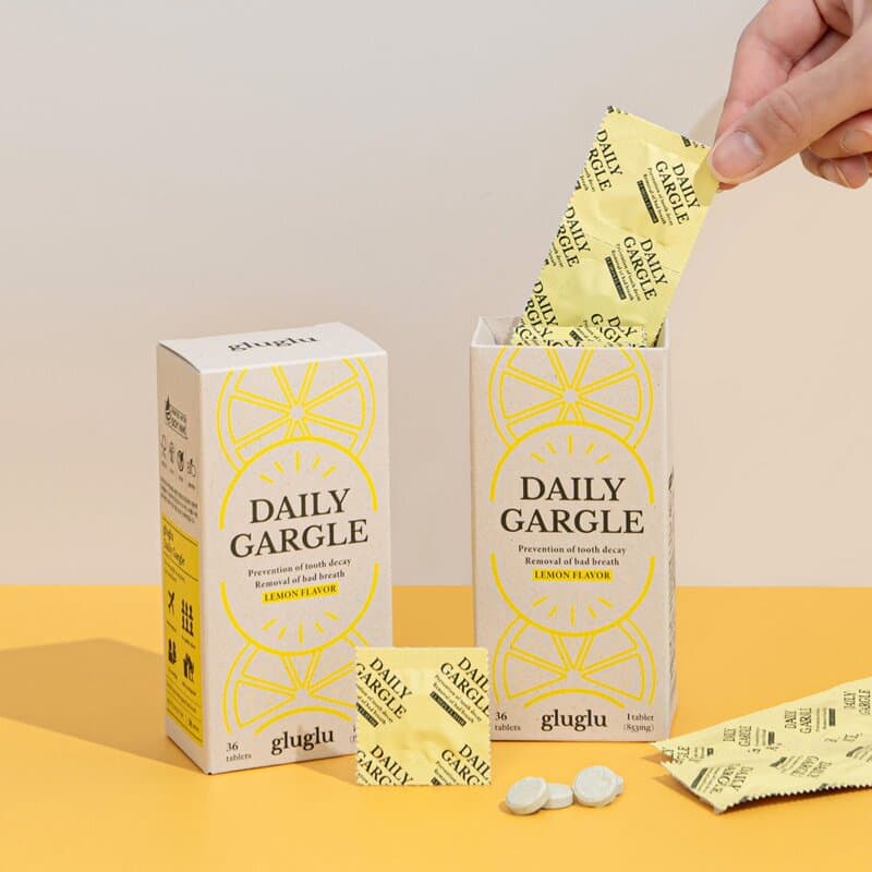 Gluglu Harugagle Lemon 36 Tablets x 2