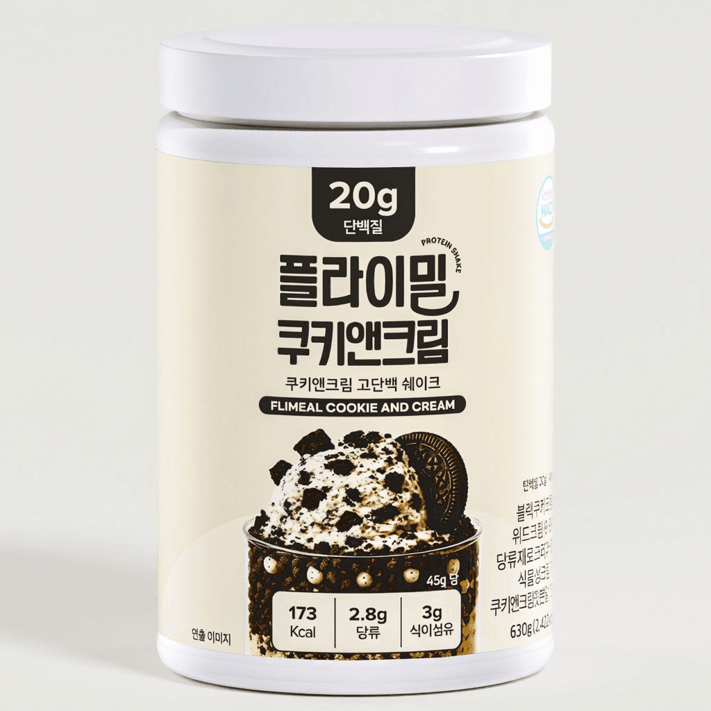 플라이밀 단백질 쉐이크 쿠키앤크림
