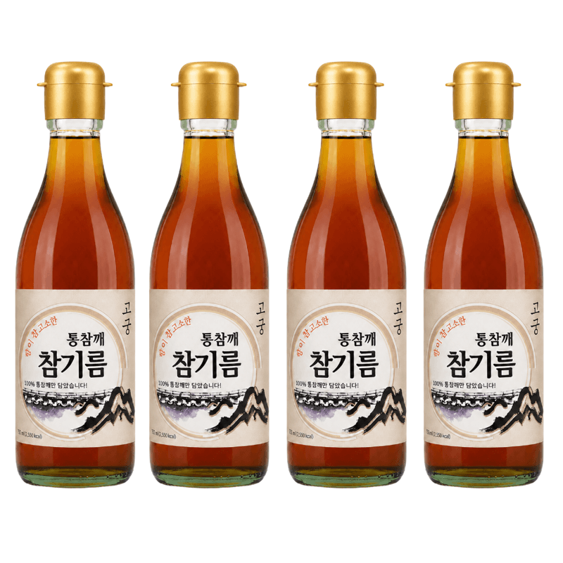 고궁 통참깨 참기름 350ml 4개