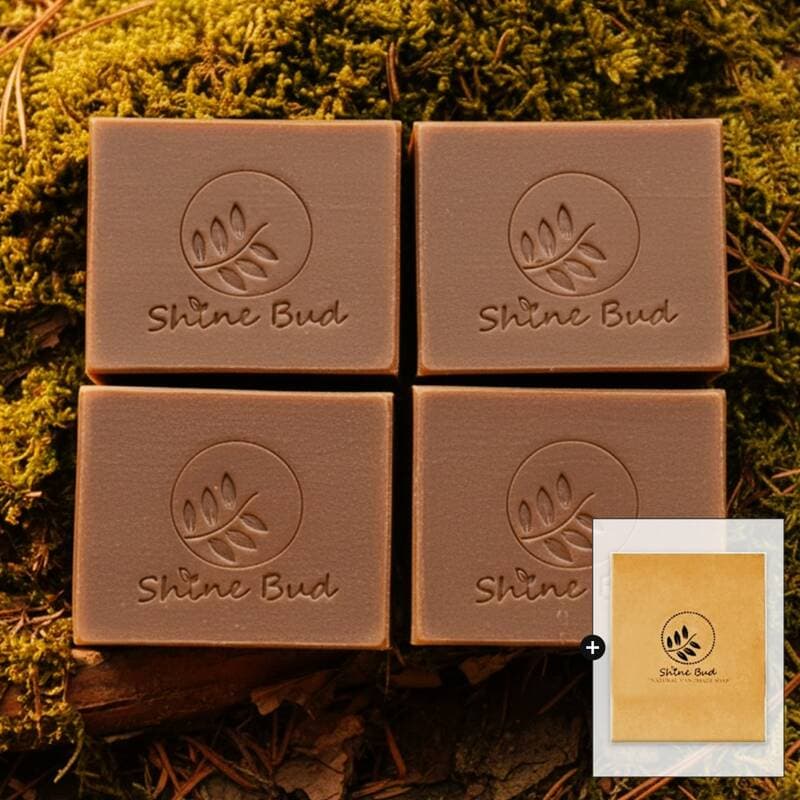 Shinebird Swedish Pine Tar Soap Pack 100g x 4