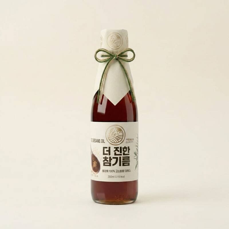 들녘 참기름 350ml 4개