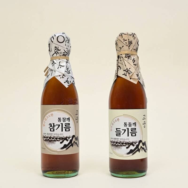 고궁 참기름·들기름 350ml 세트