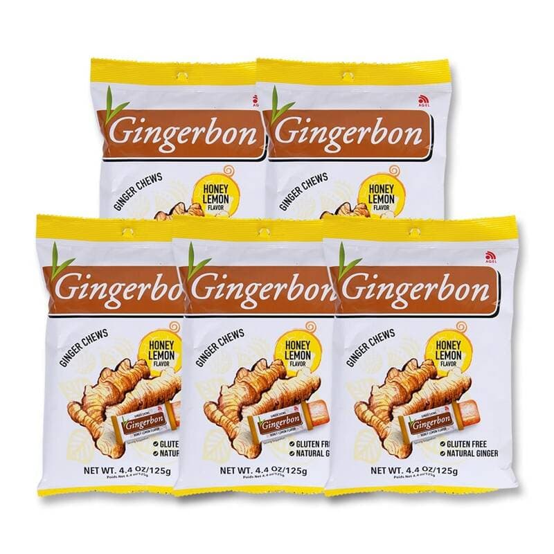 Gingerbon Honey Lemon Ginger Soft Candy