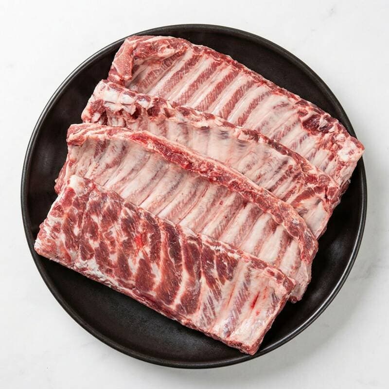 국내산 한돈 등갈비 3kg