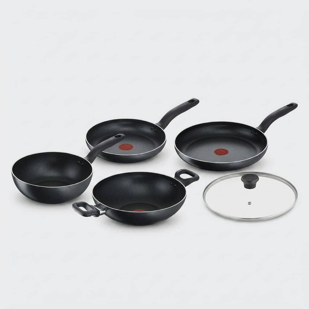 Tefal Titanium Intensive Black Frying Pan 5-Piece Set