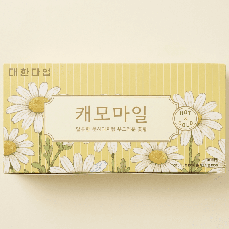 대한다업 캐모마일 티백 100개