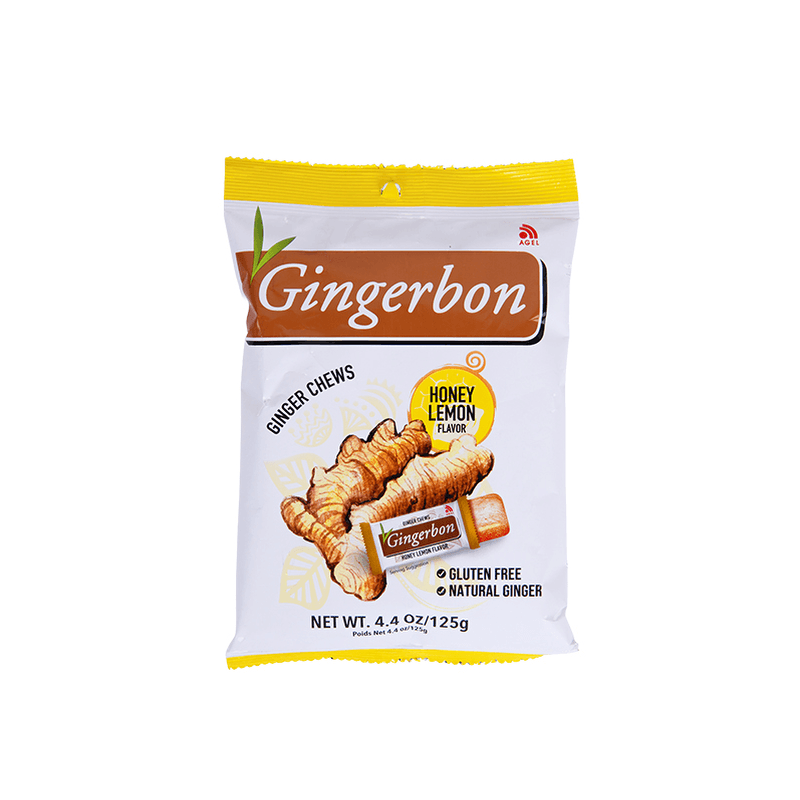 Gingerbon Honey Lemon Ginger Soft Candy 125g x 5