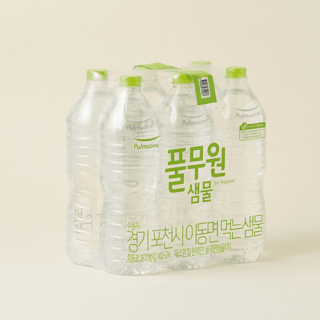 Pulmuone Saemmul Label-Free Water 2L x 12