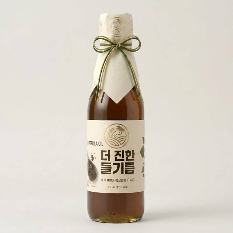 들녘 통들깨 들기름 350ml 2개