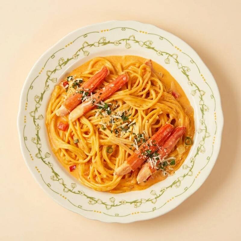 Eulji Dalak Spicy Cream Crab Pasta
