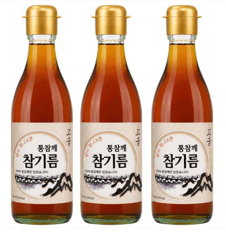 고궁 통참깨 참기름 350ml 3개