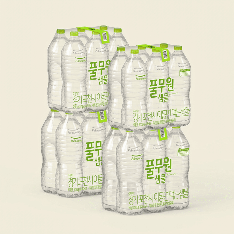 Pulmuone Saemmul Label-Free Water 2L 24-Pack