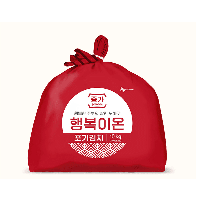 Jongga Haengbokieon Napa Cabbage Kimchi 10kg