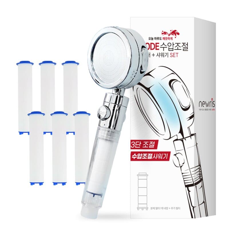 Nuris Filter Shower Head + 6 Filters
