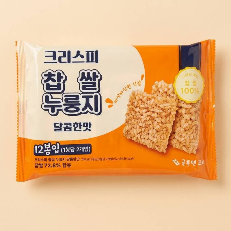 Crispy Glutinous Rice Nurungji Sweet 288g x 4
