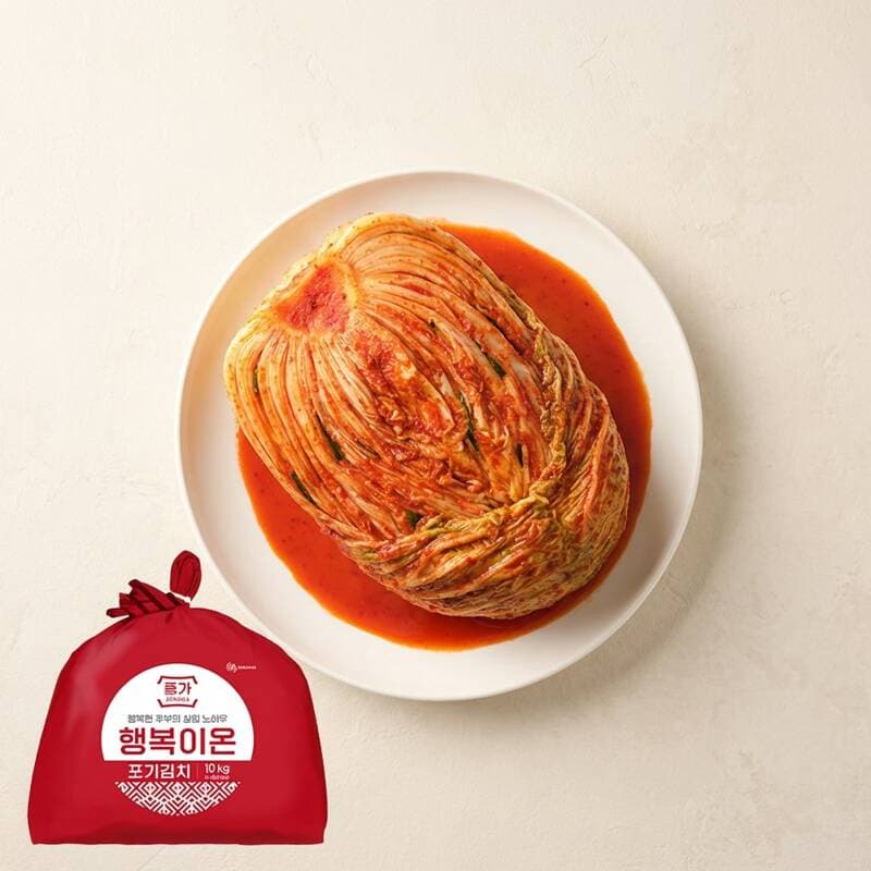 Jongga Haengbokieon Napa Cabbage Kimchi 10kg