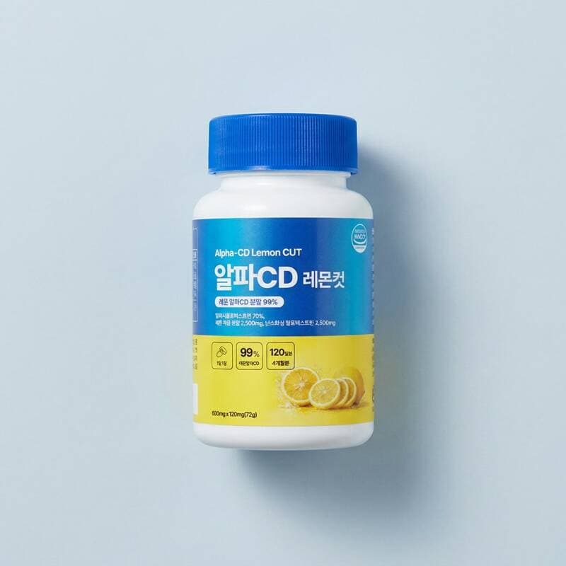Alpha CD Lemon Cut 120 Tablets x 3